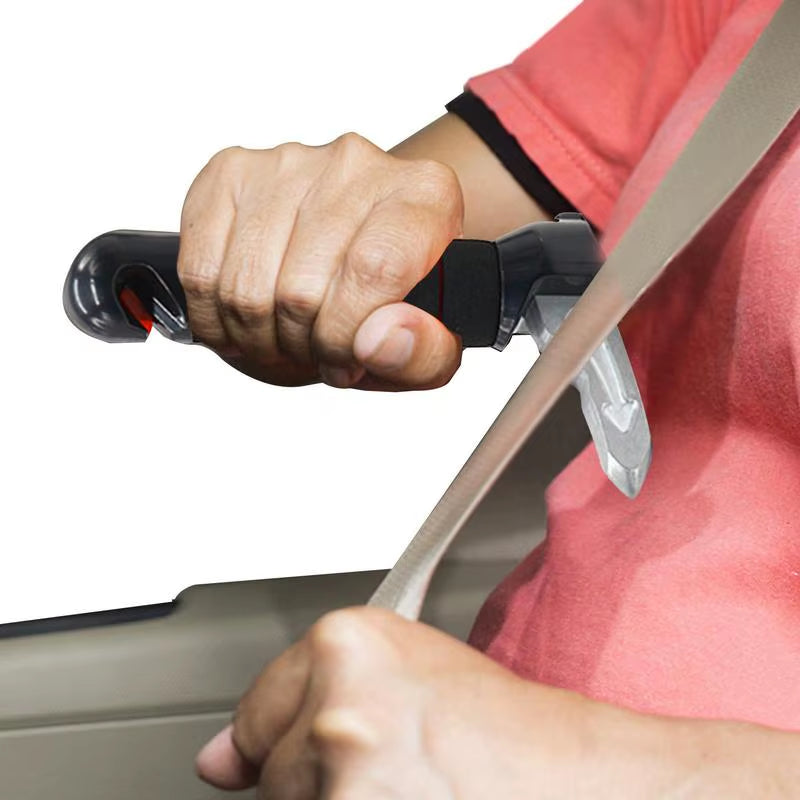 Car Assist Handle for Elderly,Portable Vehicle Support Car Door Assist Handle with Seatbelt Cutter Window Breaker,Auto Cane