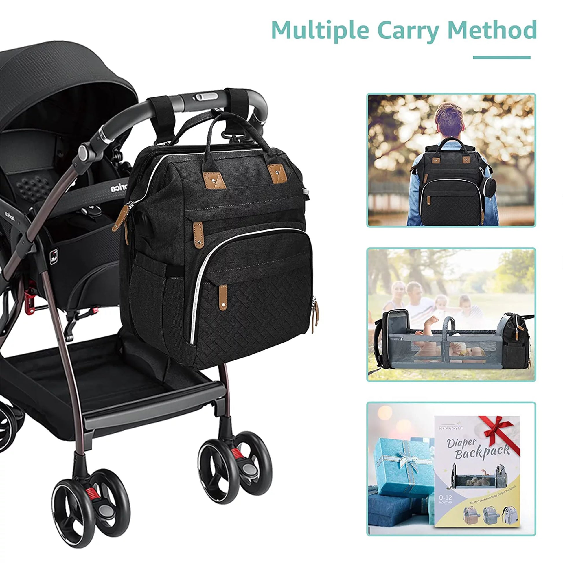 BabyCare™ Diaper Backpack with Changing Station