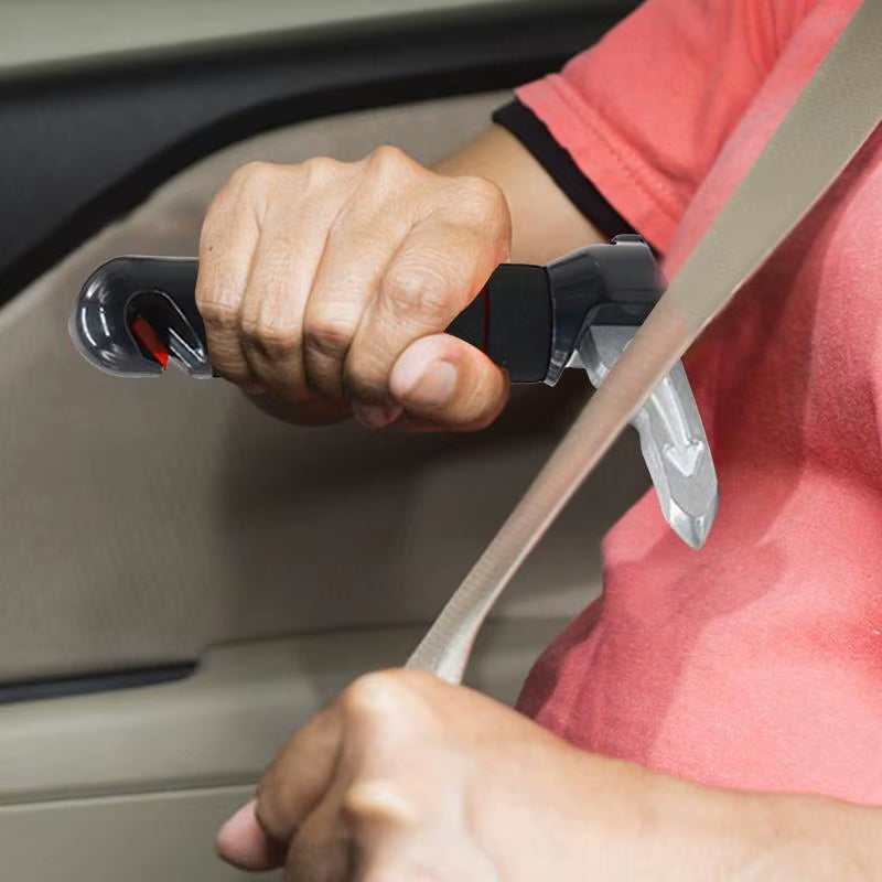Car Assist Handle for Elderly,Portable Vehicle Support Car Door Assist Handle with Seatbelt Cutter Window Breaker,Auto Cane