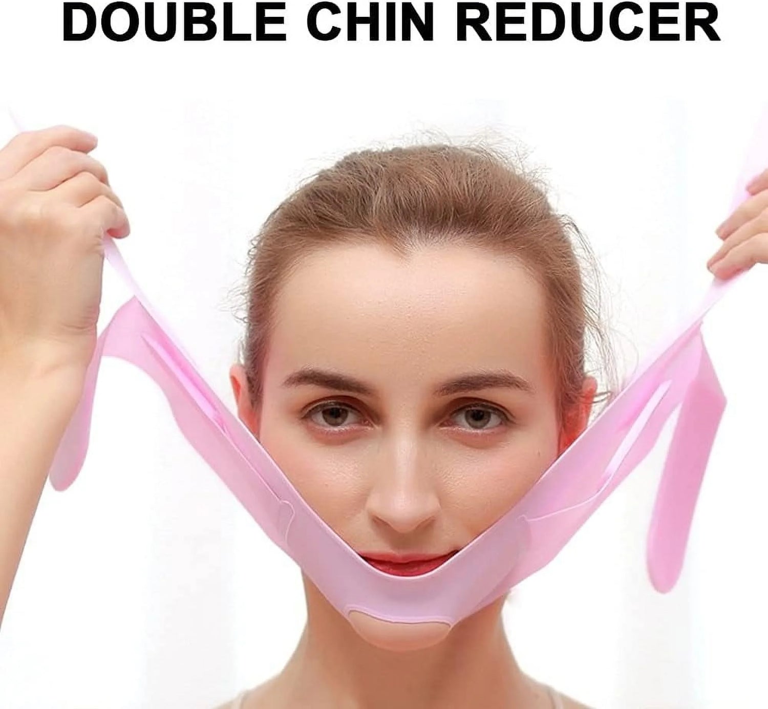 Innotechsc V Line Face Tape Face Strap, Soft Silicone Chin Strap for Women and Men 23-27 Inches