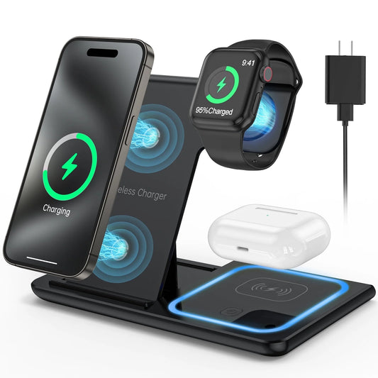 3-in-1 Apple Wireless Charger™ – Fast Charging for iPhone, Watch & AirPods