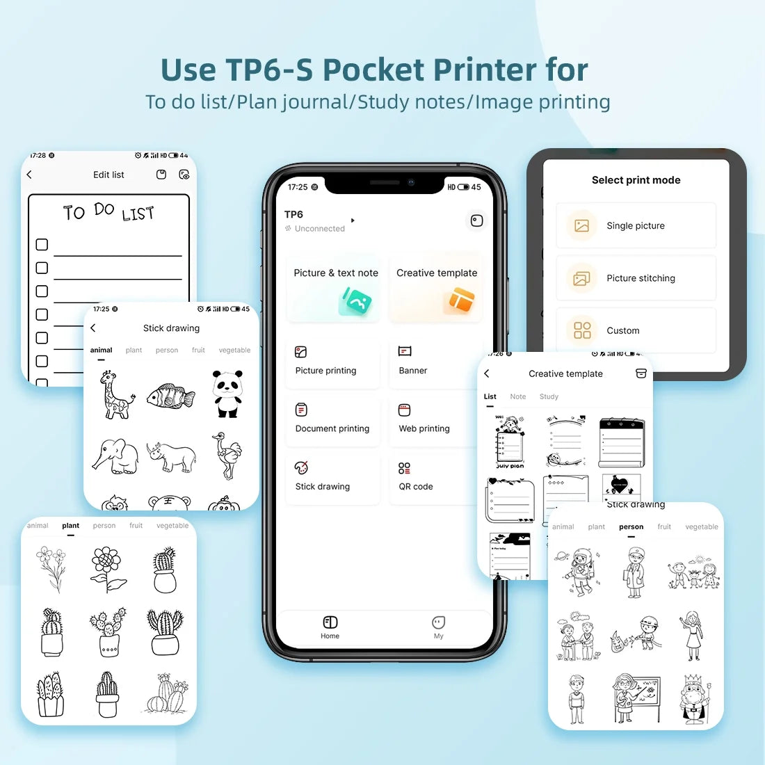 MiniPrint™ Portable Sticker Printer