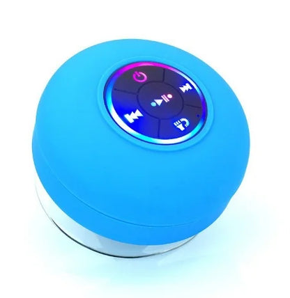 New Bathroom Waterproof Wireless LED Bluetooth Speaker Large Suction Cup Mini Portable Speaker Outdoor Sports Stereo Speaker