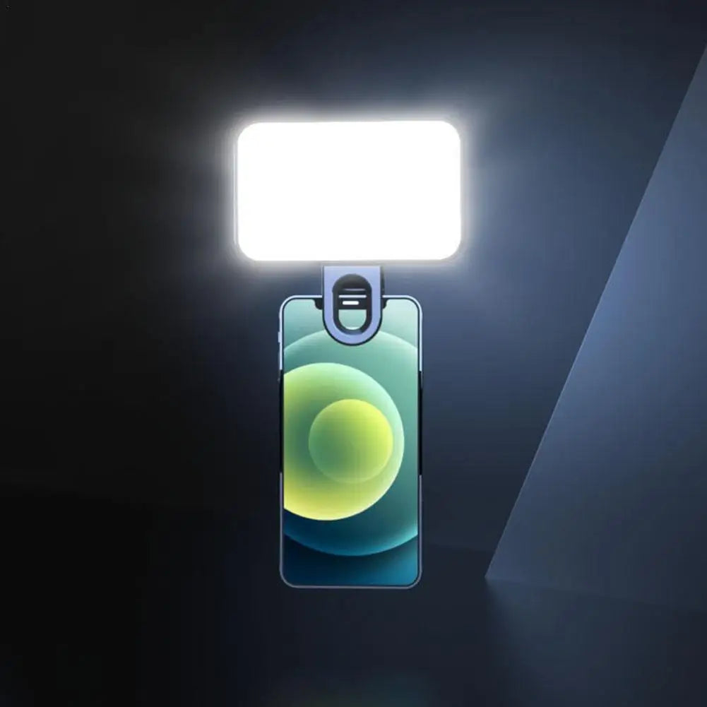 Pocket LED Selfie Light for Iphone Ipad Mobile Phone Laptop Clip Flash Fill Video Photo Ringlight Photography Lamp