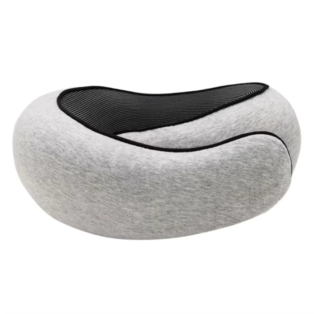Neck Pillow Memory Foam Travel Pillow Soft Chin Support Pillow with 360-Degree Head Support for Home Airplanes and Car