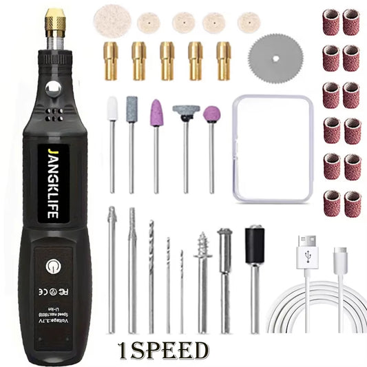 USB Cordless Rotary Tool Kit Woodworking Engraving Pen DIY for Jewelry Metal Glass Mini Wireless Drill USB Cordless Rotary Tool