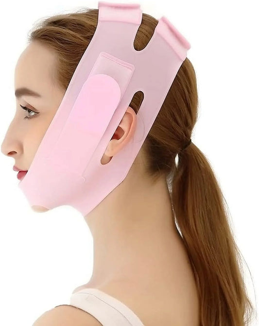 Innotechsc V Line Face Tape Face Strap, Soft Silicone Chin Strap for Women and Men 23-27 Inches