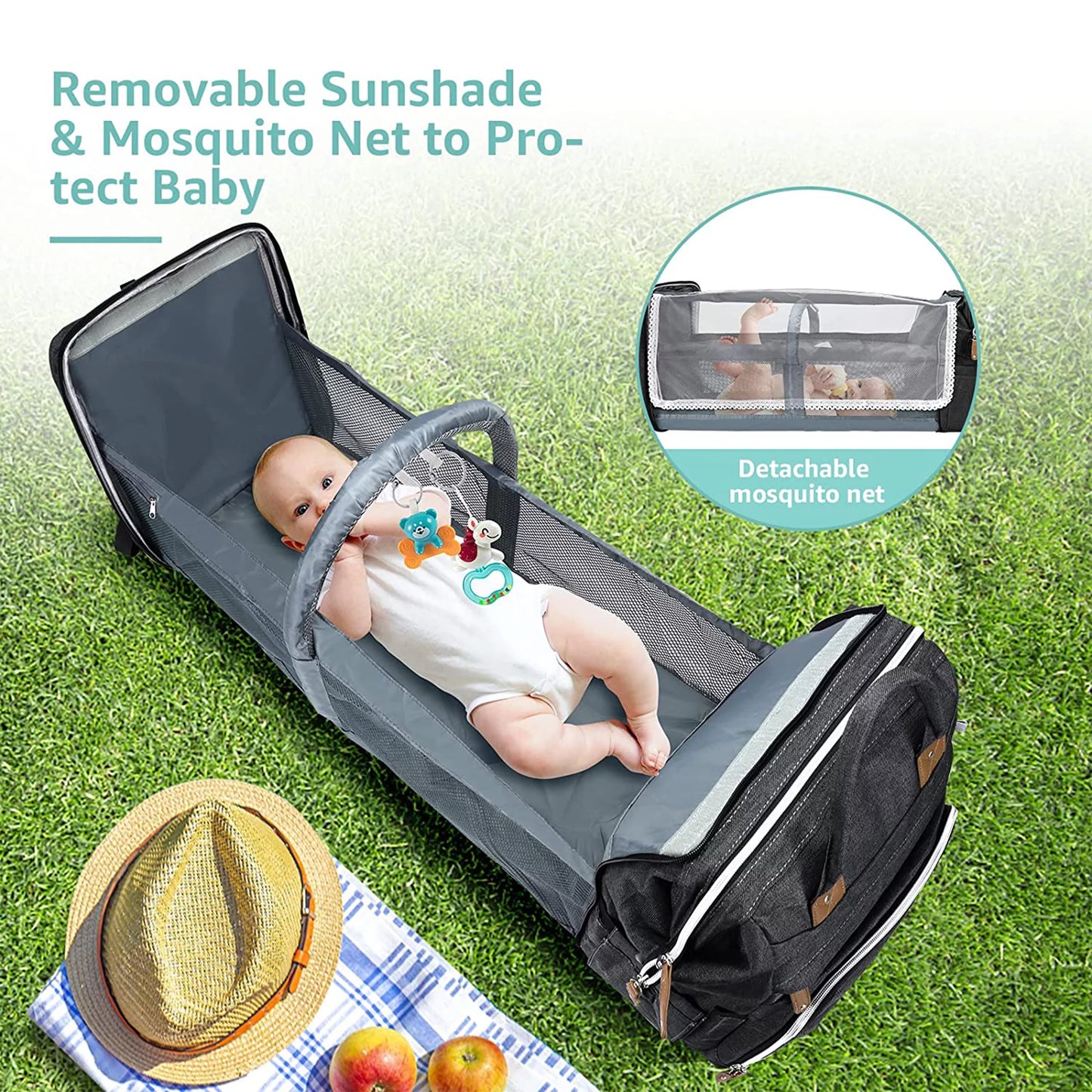 BabyCare™ Diaper Backpack with Changing Station