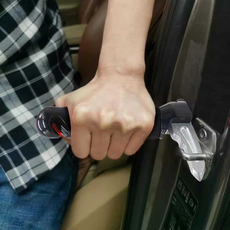 Car Assist Handle for Elderly,Portable Vehicle Support Car Door Assist Handle with Seatbelt Cutter Window Breaker,Auto Cane