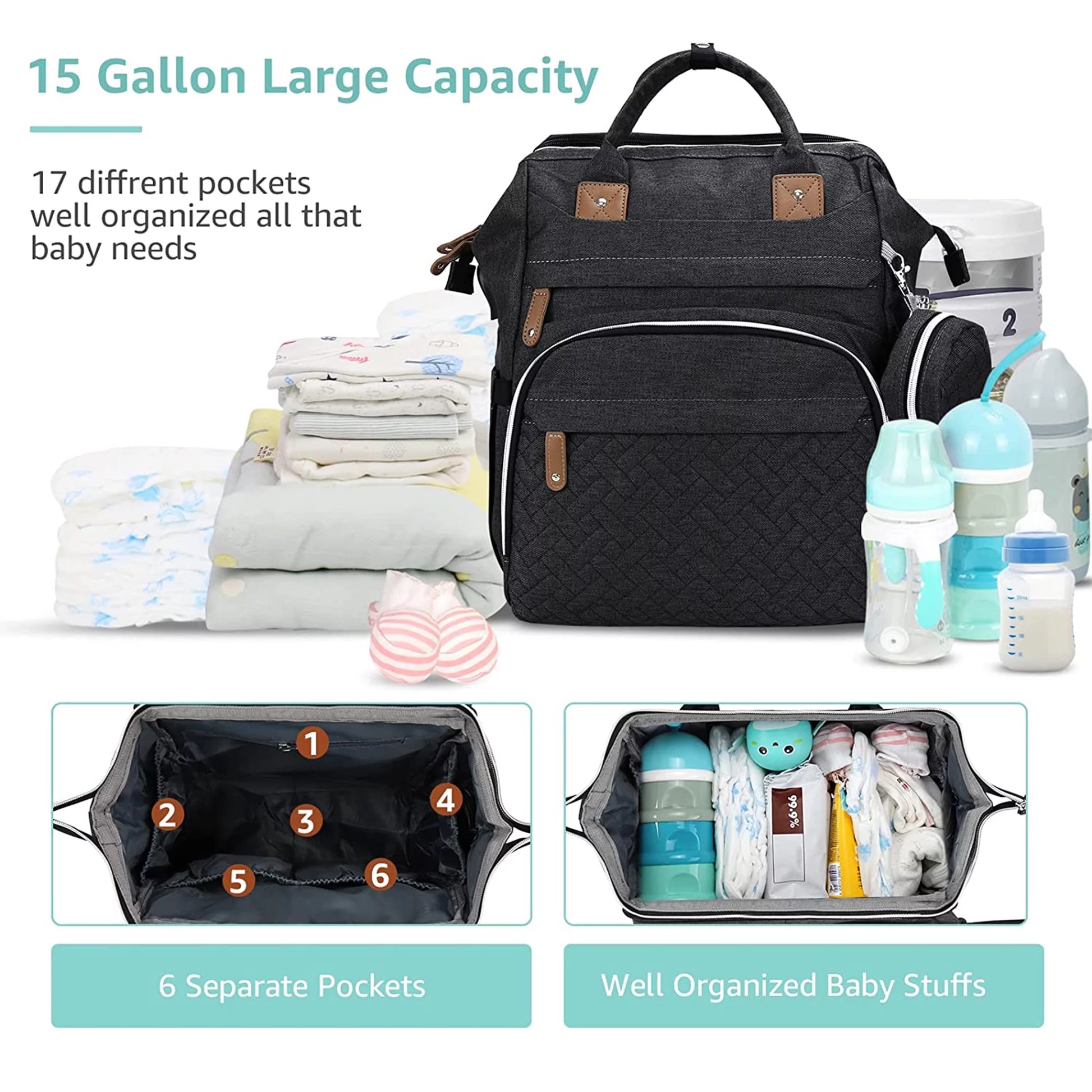 BabyCare™ Diaper Backpack with Changing Station