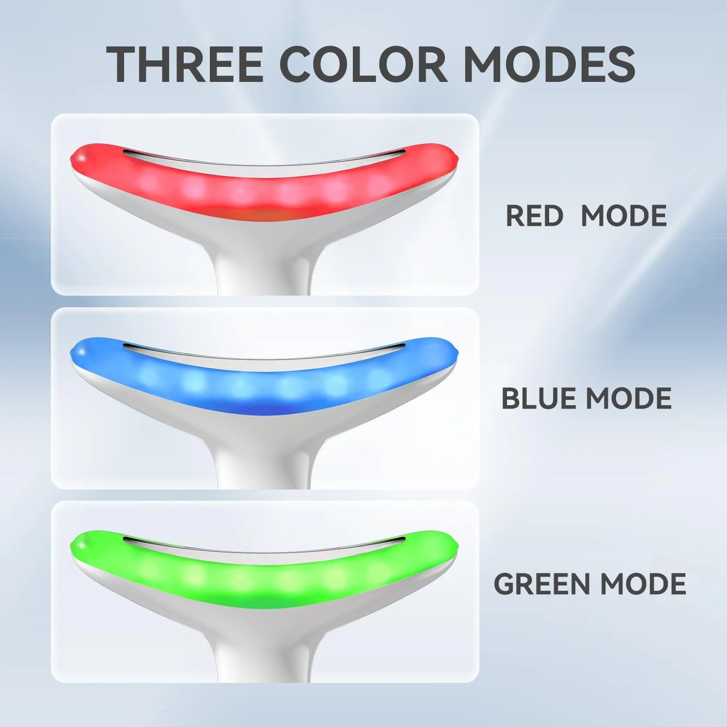 Facial Neck Massager for Skin Care Electric Face Neck Lifting Massager with 45℃ Heat & 3 Massage Modes for Wrinkles Facial Massager